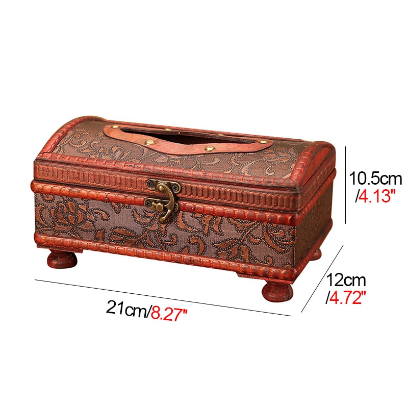 Tissue Paper Holder Antique Wooden Box Tissue Paper Holder Antique Wooden Box