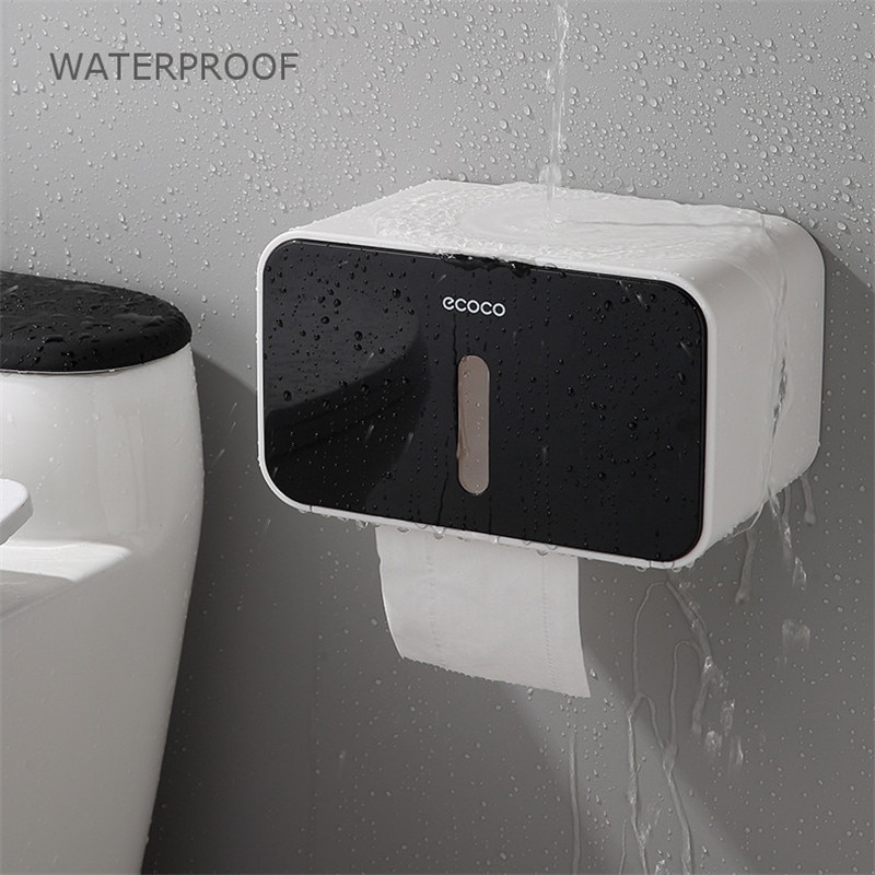 Tissue Roll Holder Wall-Mounted Box Tissue Roll Holder Wall-Mounted Box