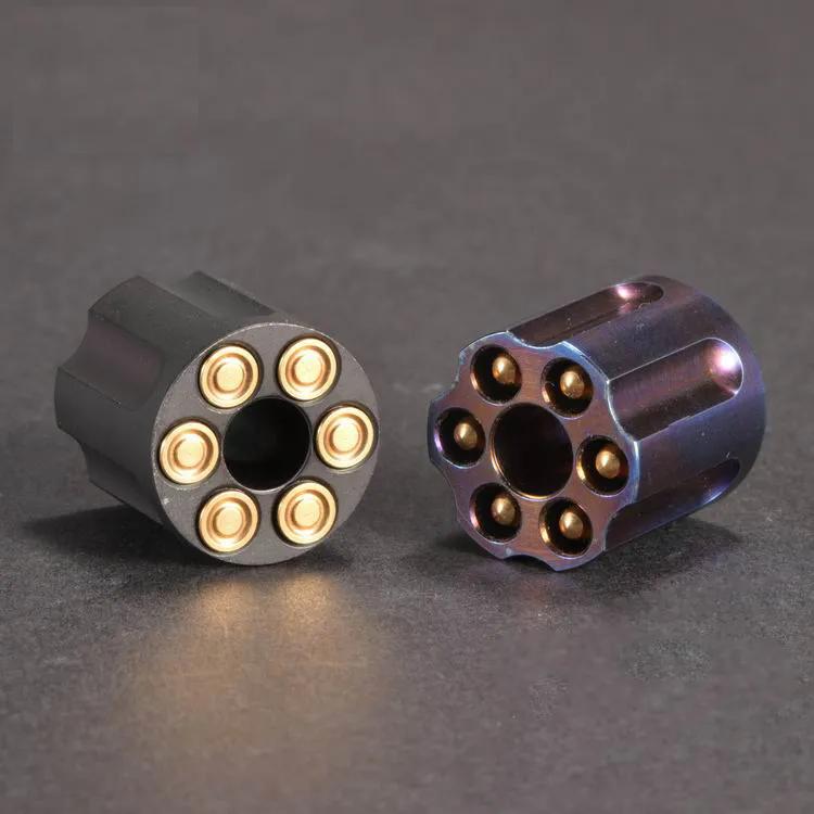 Titanium Alloy Revolver EDC Paracord Beads Lanyard Pendants Knife Beads Parachute Cord Bead Pendant Necklace Pendants Titanium Alloy Revolver EDC Paracord Beads Lanyard Pendants Knife Beads Parachute Cord Bead Pendant Necklace Pendants