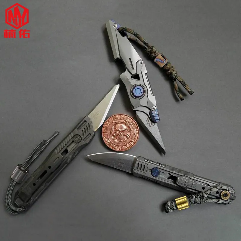 Titanium Alloy Revolver EDC Paracord Beads Lanyard Pendants Knife Beads Parachute Cord Bead Pendant Necklace Pendants Titanium Alloy Revolver EDC Paracord Beads Lanyard Pendants Knife Beads Parachute Cord Bead Pendant Necklace Pendants