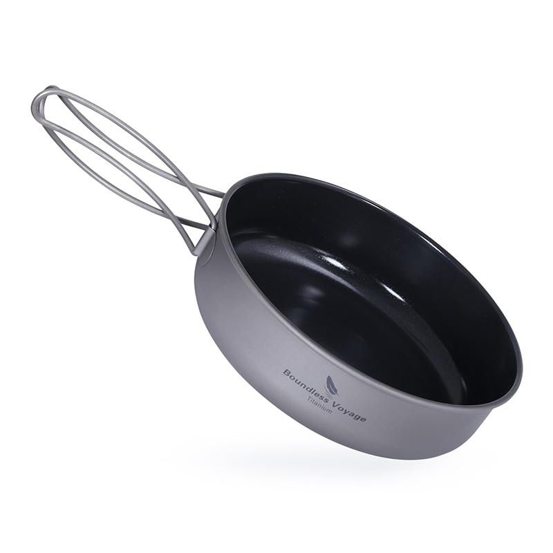 Titanium Camping Frying Pan Titanium Camping Frying Pan