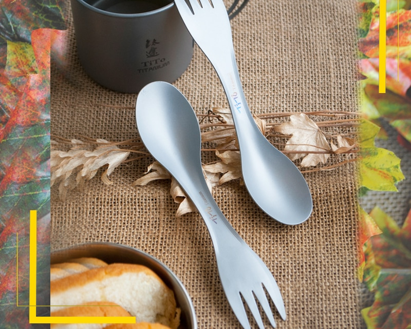 Titanium Spork Camping Tableware