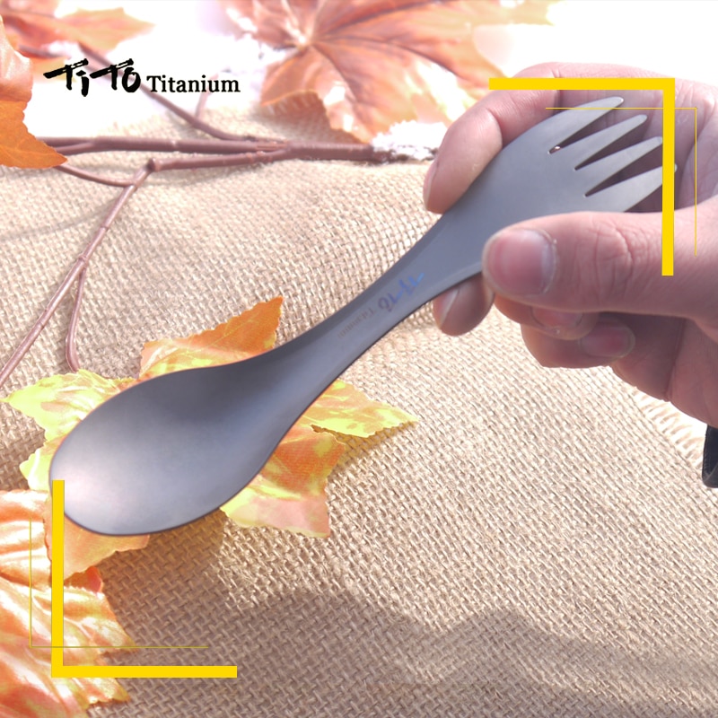 Titanium Spork Camping Tableware Titanium Spork Camping Tableware