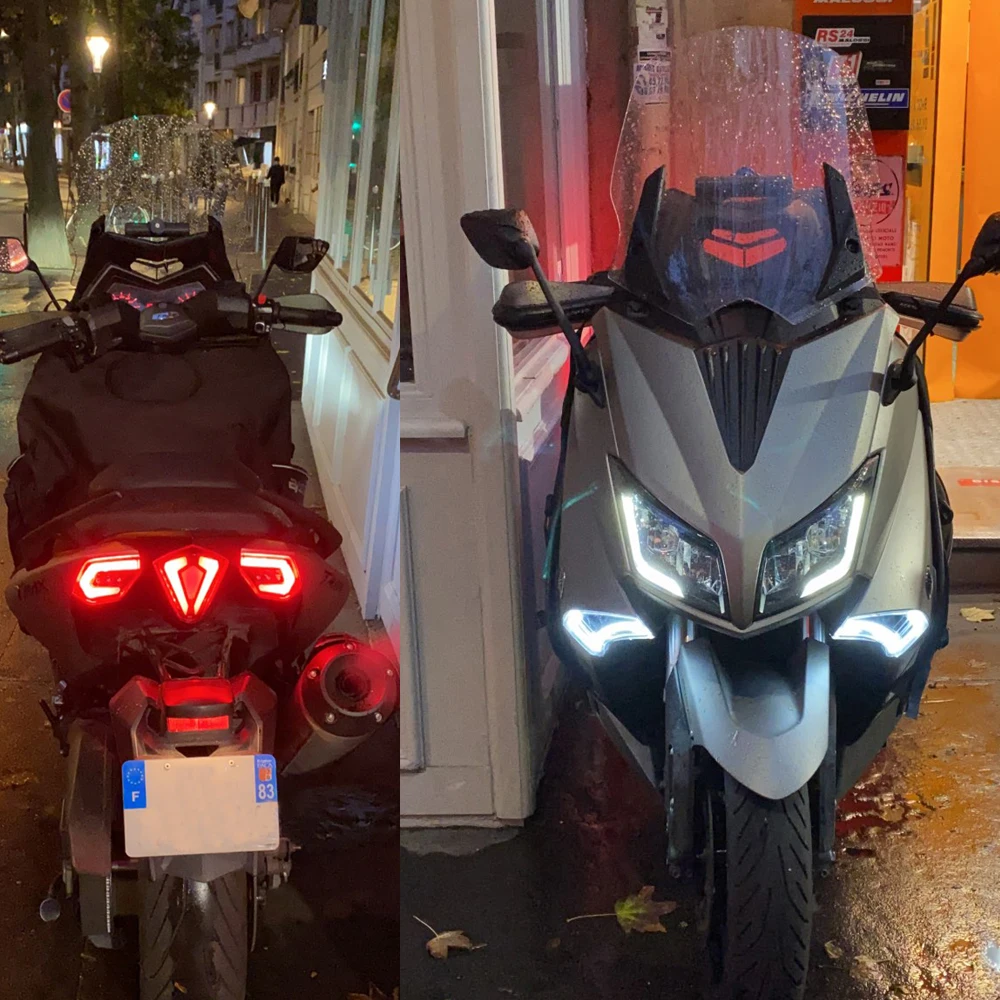 Tmax 530 xp530 Led Turn Signal Light Rear Tail Brake Light Turn Signal Taillight For YAMAHA Tmax530 T-Max530 2012-2016