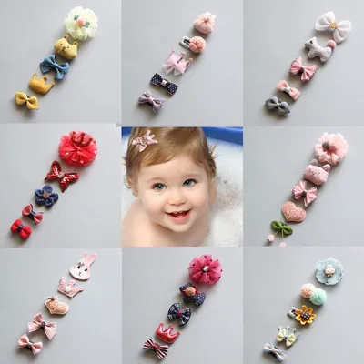 Toddler Hair Clips Set (5Pcs) Toddler Hair Clips Set (5Pcs)
