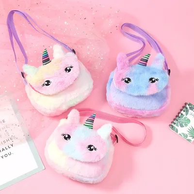 Toddler Purse Colorful Unicorn Design
