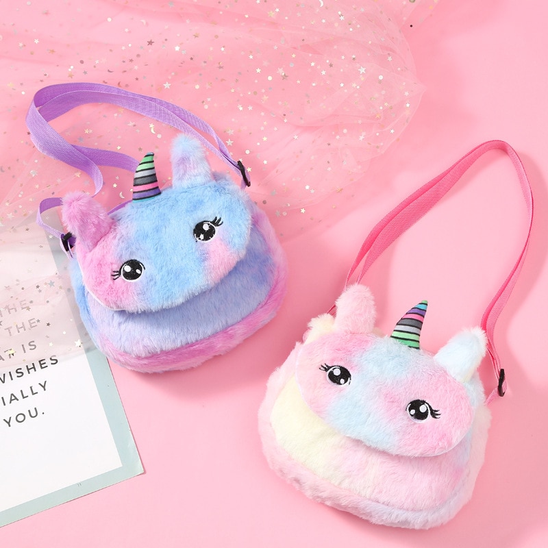 Toddler Purse Colorful Unicorn Design
