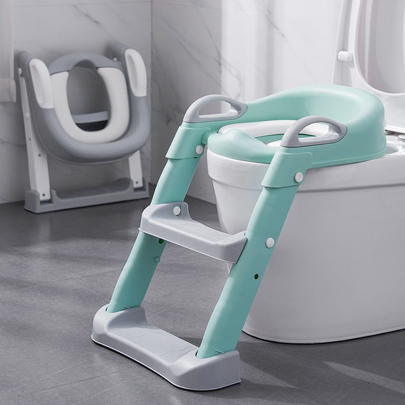 Toddler Training Potty Stairs with Seat Cushion Toddler Training Potty Stairs with Seat Cushion