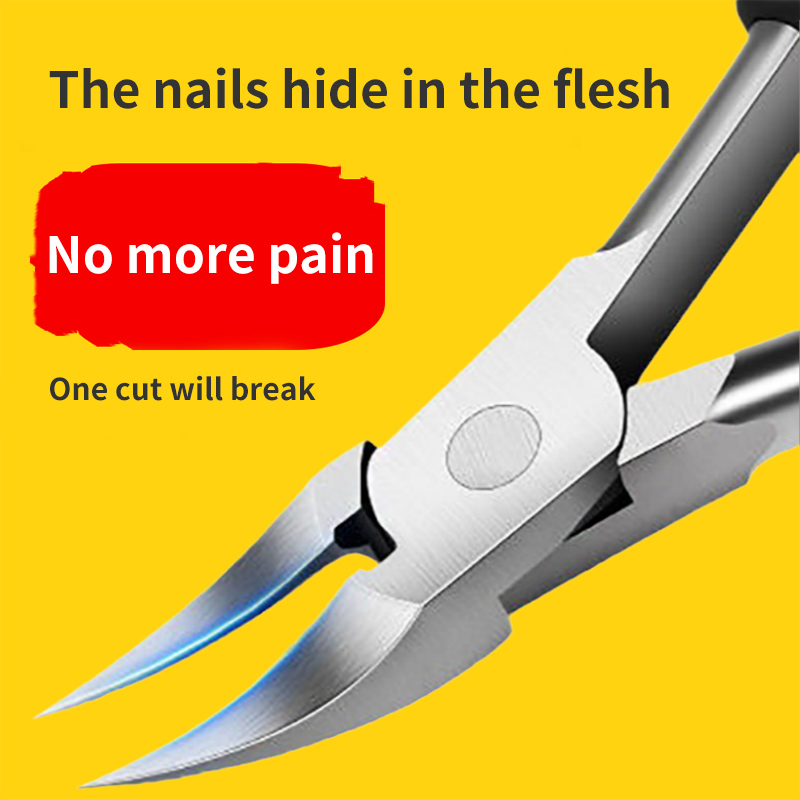 Toe Nail Clippers Remove Dead Skin Nail Correction Nippers Ingrown Toenail Cuticle Scissor Edge Cutter Thick Pedicure Toe Nail Clippers Remove Dead Skin Nail Correction Nippers Ingrown Toenail Cuticle Scissor Edge Cutter Thick Pedicure