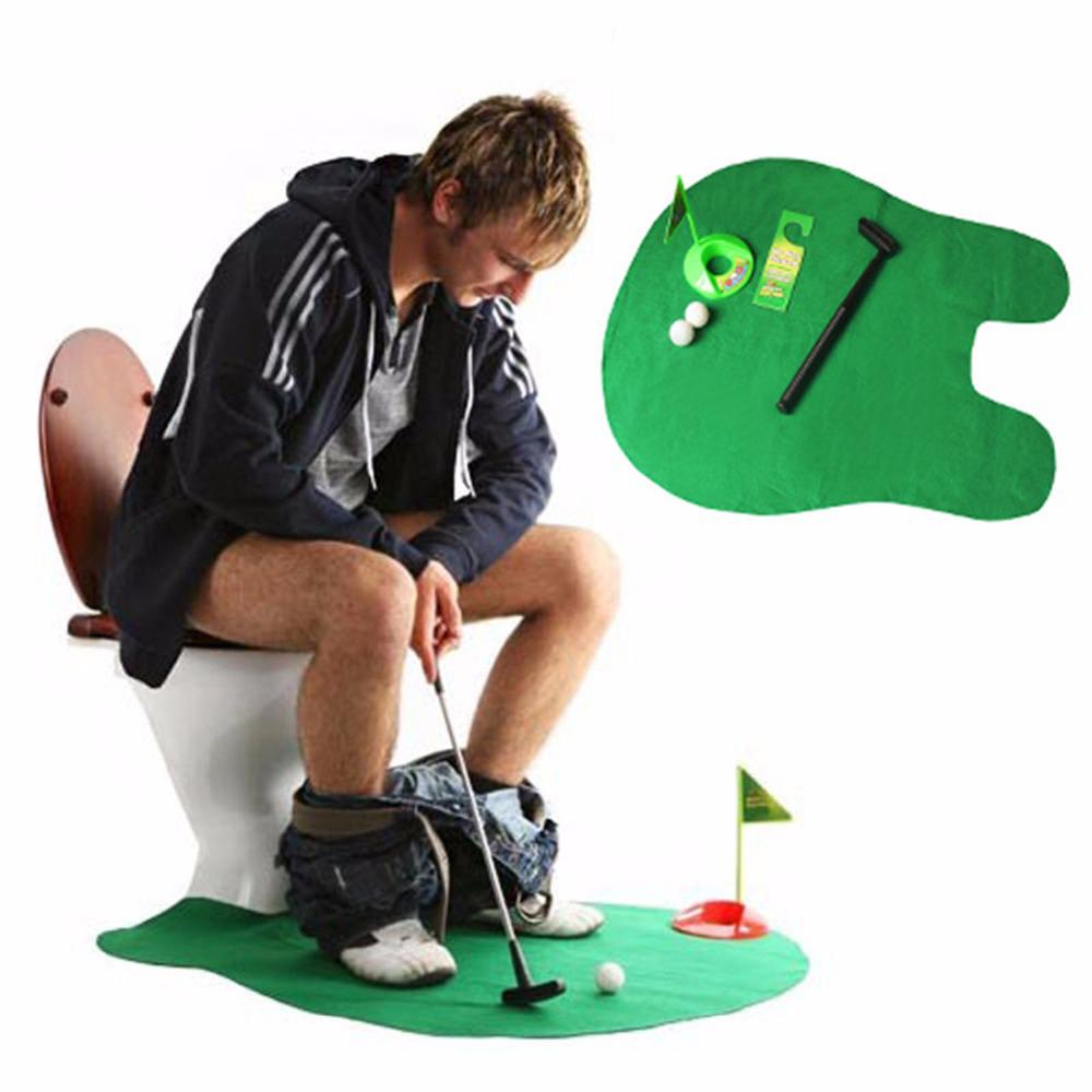 Toilet Golf Potty Putter Funny Toy Toilet Golf Potty Putter Funny Toy