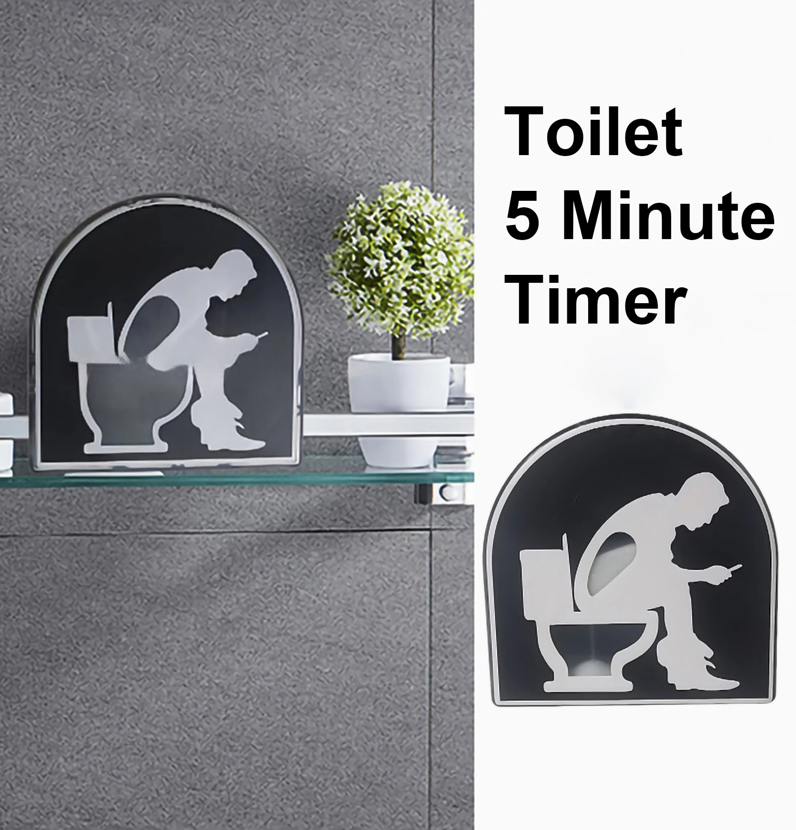 Toilet Hourglass Timer Prevent Procrastination Manage Time Sauna Hourglass Sand Timer Countdown Toilet Bathroom Clock 5