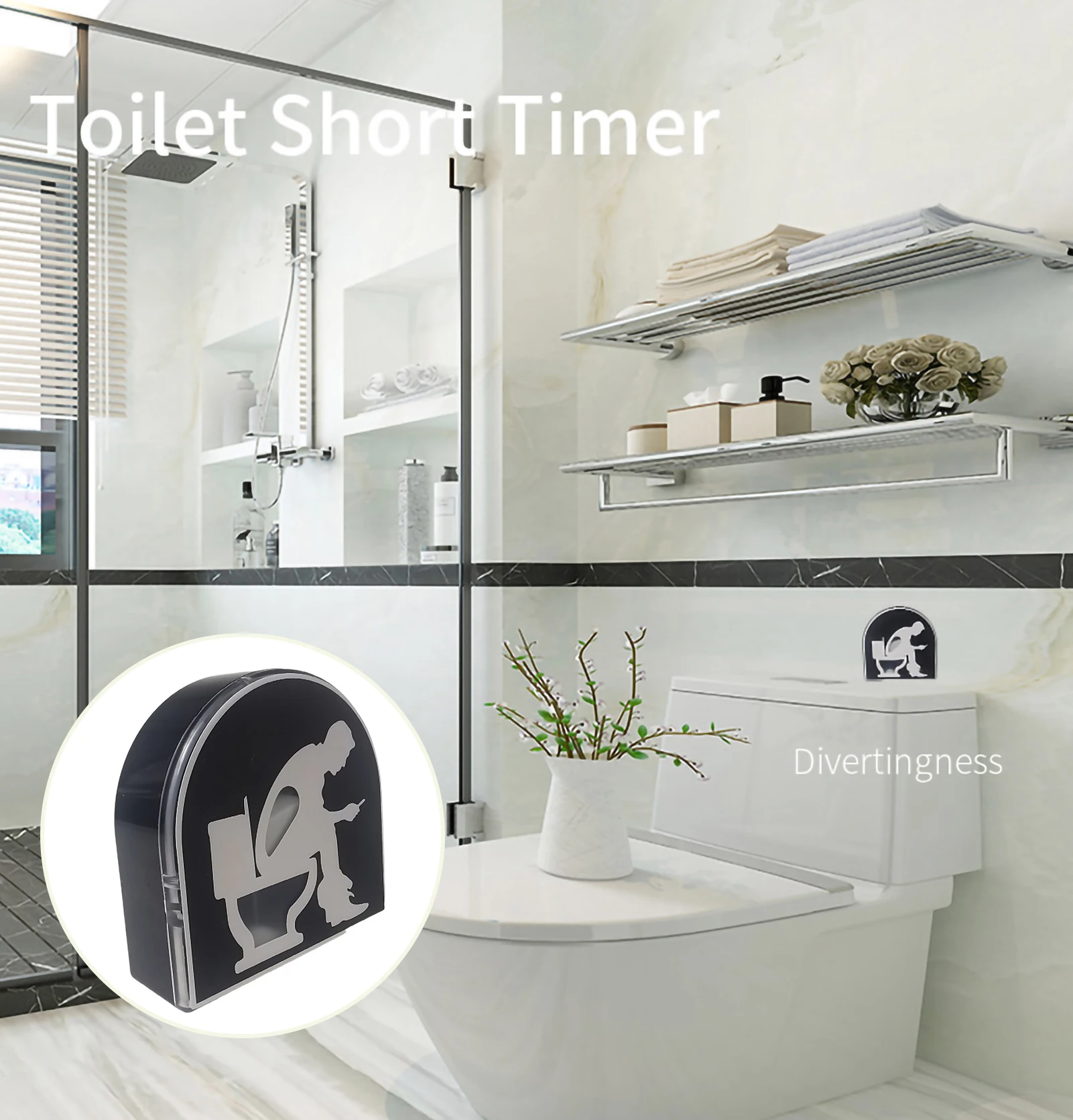 Toilet Hourglass Timer Prevent Procrastination Manage Time Sauna Hourglass Sand Timer Countdown Toilet Bathroom Clock 5