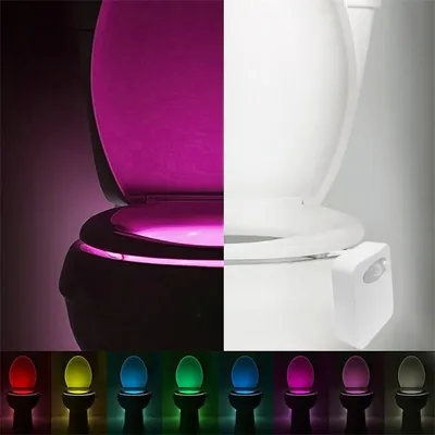 Toilet Night Light Motion-Sensor LED