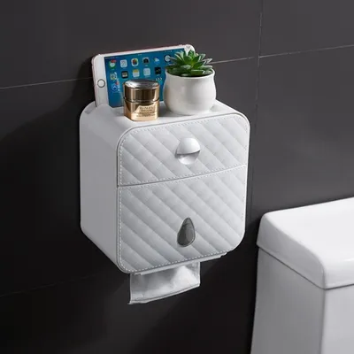 Toilet Paper Box Wall Mounted Storage
