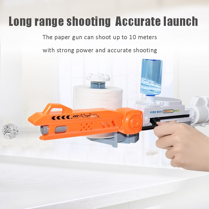Toilet Paper Gun Children's Shooting Game Toy Toilet Paper Gun Children's Shooting Game Toy