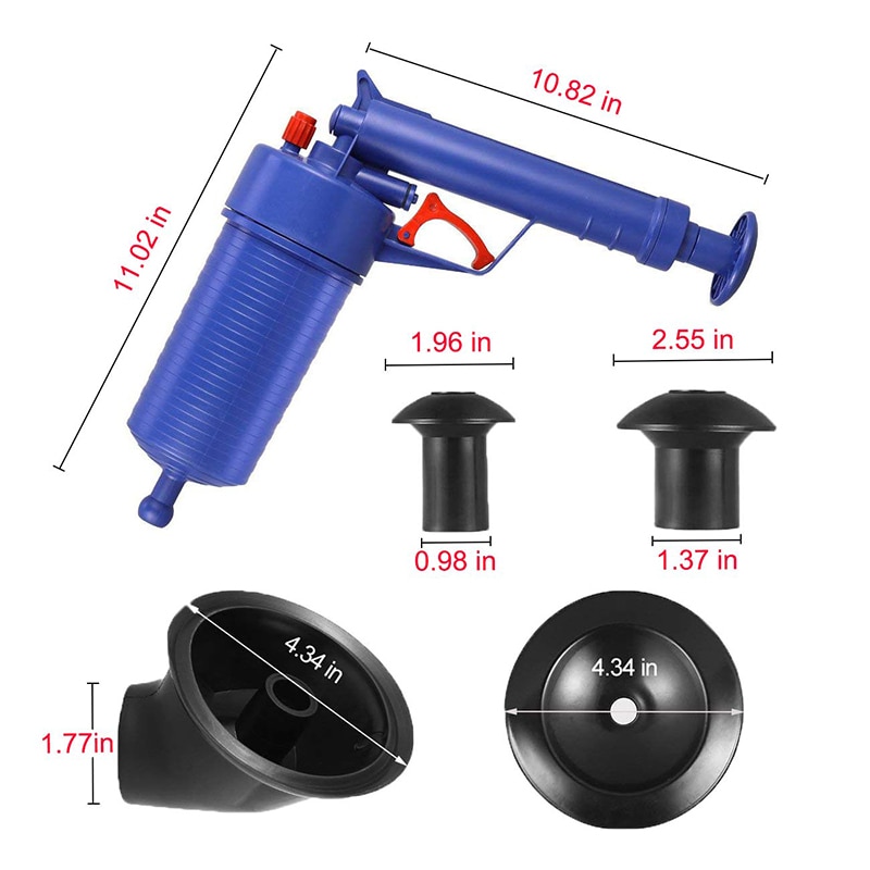 Toilet Plunger Air Drain Blaster Gun Toilet Plunger Air Drain Blaster Gun