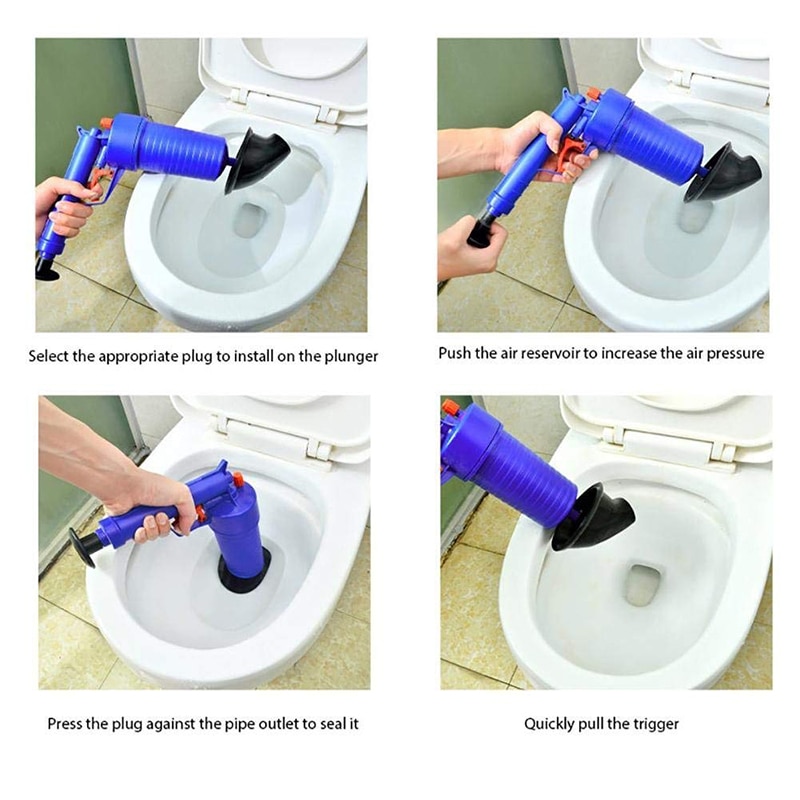 Toilet Plunger Air Drain Blaster Gun Toilet Plunger Air Drain Blaster Gun