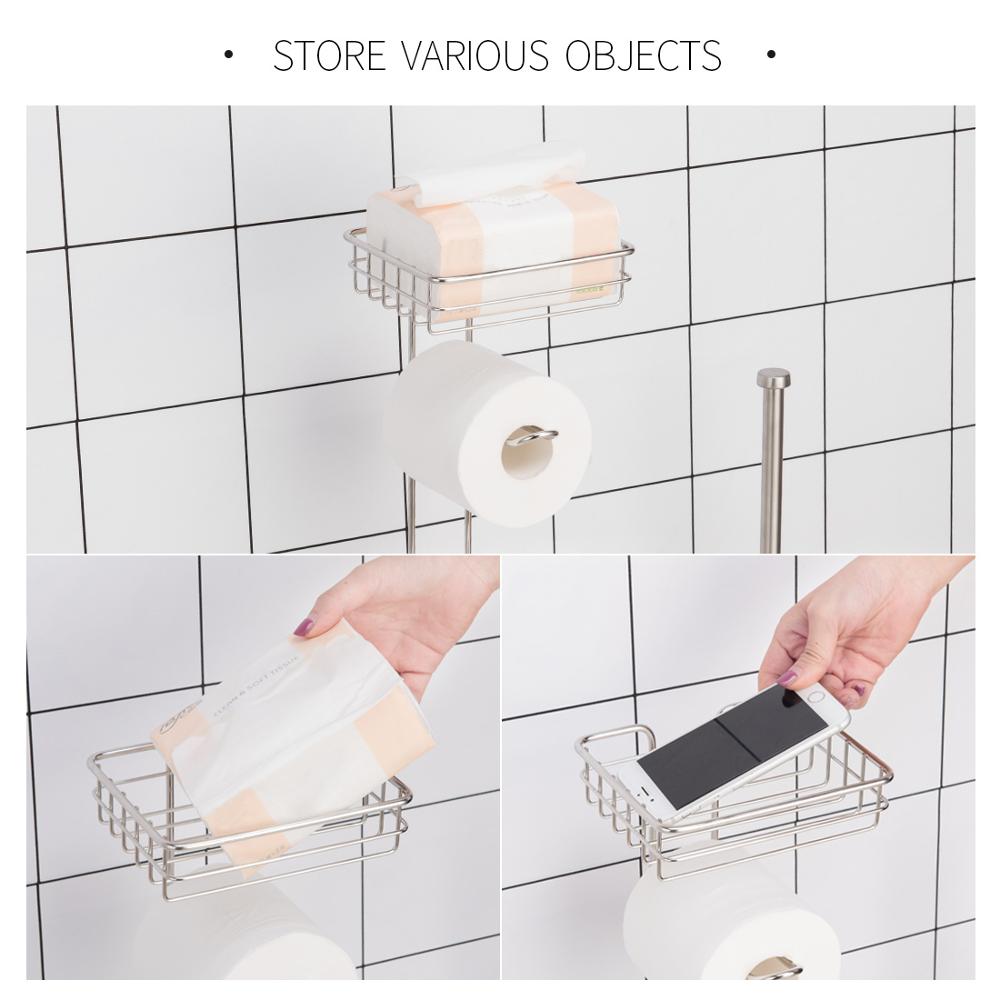 Toilet Roll Holder Stand Stainless Toilet Roll Holder Stand Stainless