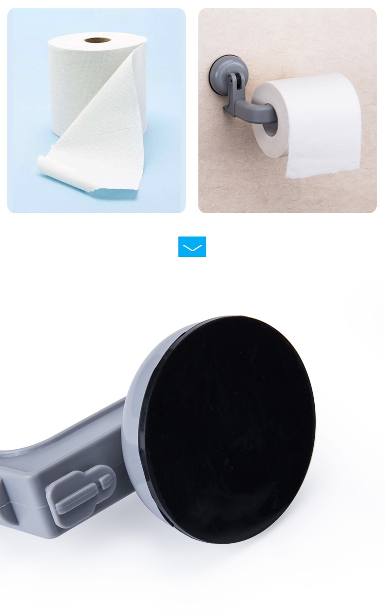 Toilet Roll Holder with Suction Cup