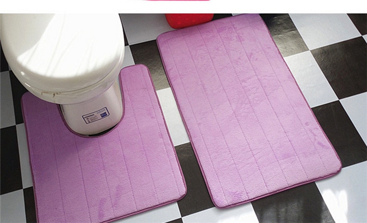 Toilet Rug Bathroom Absorbent Mat Toilet Rug Bathroom Absorbent Mat