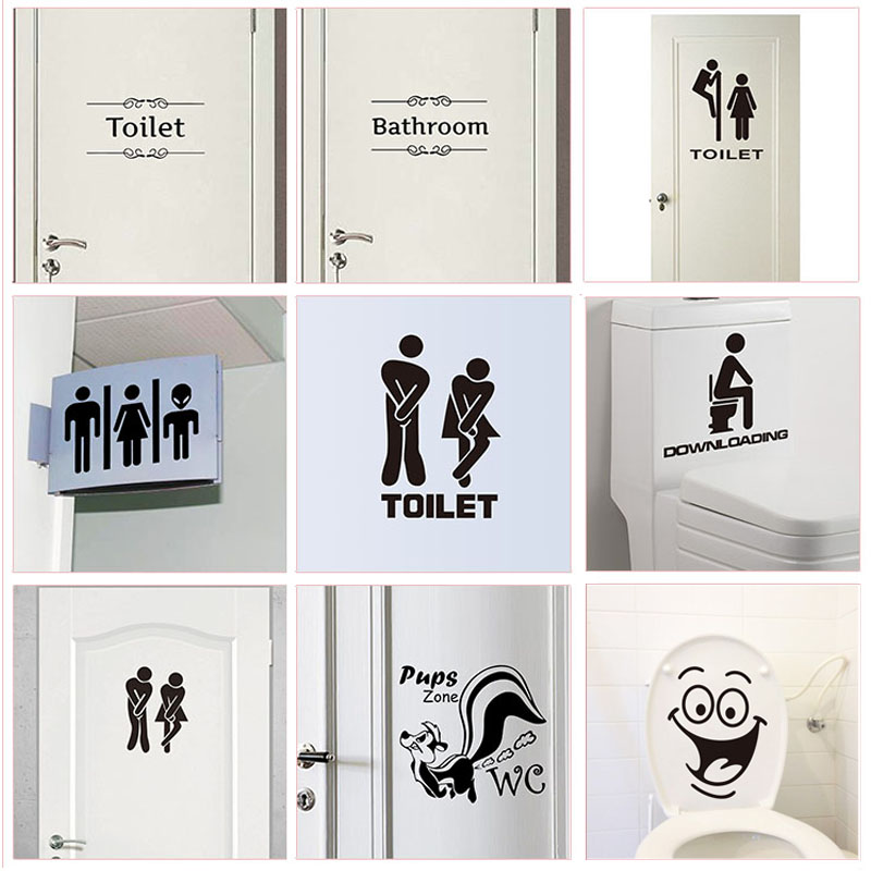 Toilet Signs Fun Bathroom Labels Toilet Signs Fun Bathroom Labels