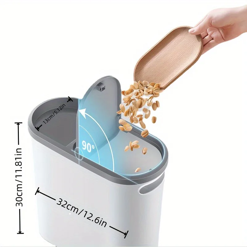 Toilet Trash Can Holder Clip Home Press Type Toilet Trash Can with Lid for Living Room, Bedroom, Kitchen Large Capacity Toilet Trash Can Holder Clip Home Press Type Toilet Trash Can with Lid for Living Room, Bedroom, Kitchen Large Capacity