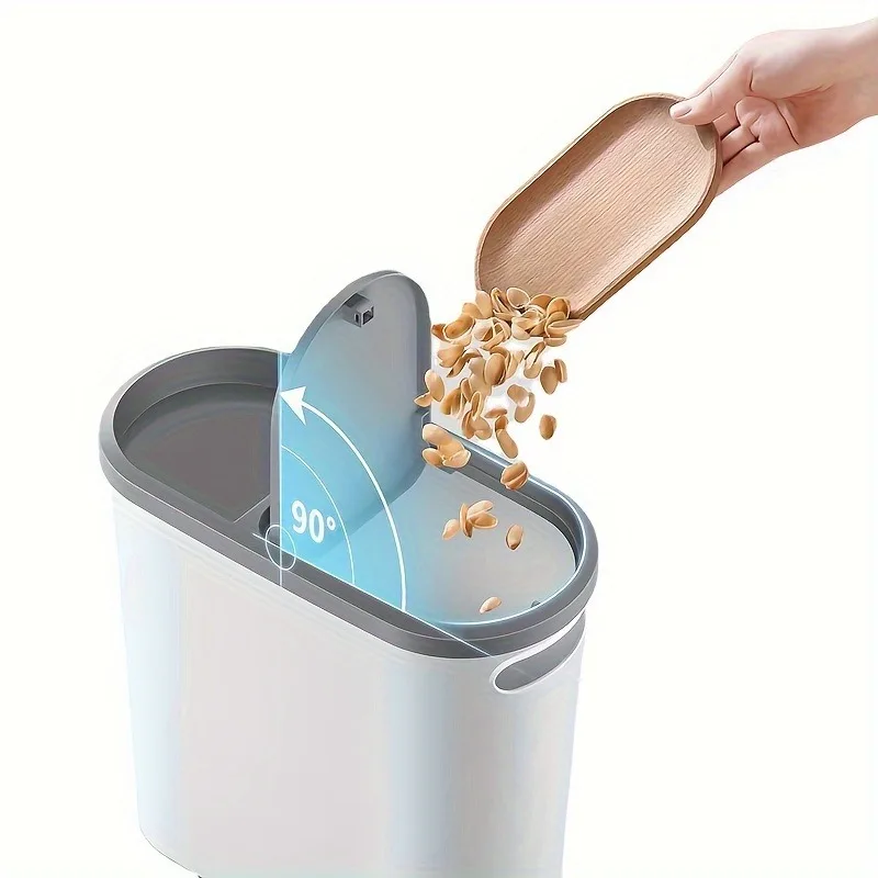 Toilet Trash Can Holder Clip Home Press Type Toilet Trash Can with Lid for Living Room, Bedroom, Kitchen Large Capacity Toilet Trash Can Holder Clip Home Press Type Toilet Trash Can with Lid for Living Room, Bedroom, Kitchen Large Capacity