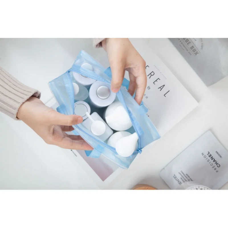 Toiletry bag Waterproof PVC Cosmetic Storage Bag Women Transparent Organizer For Makeup Pouch Compression Travelling Toiletry bag Waterproof PVC Cosmetic Storage Bag Women Transparent Organizer For Makeup Pouch Compression Travelling