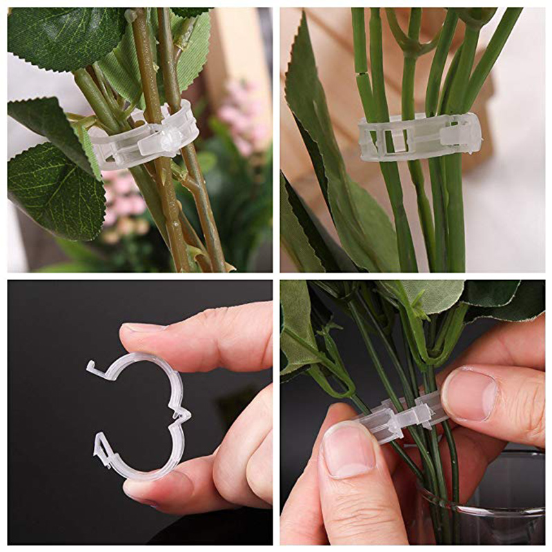 Tomato Clips Gardening Support Clamps (100 pcs)