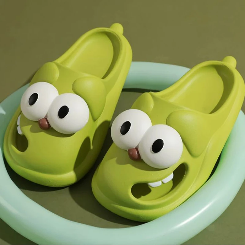 Tongue Kiss Slippers Big Eye Dog Slippers,Cute Funny Big Eye Dog Fun Cartoon Package Head Eva Slippers For Women Tongue Kiss Slippers Big Eye Dog Slippers,Cute Funny Big Eye Dog Fun Cartoon Package Head Eva Slippers For Women