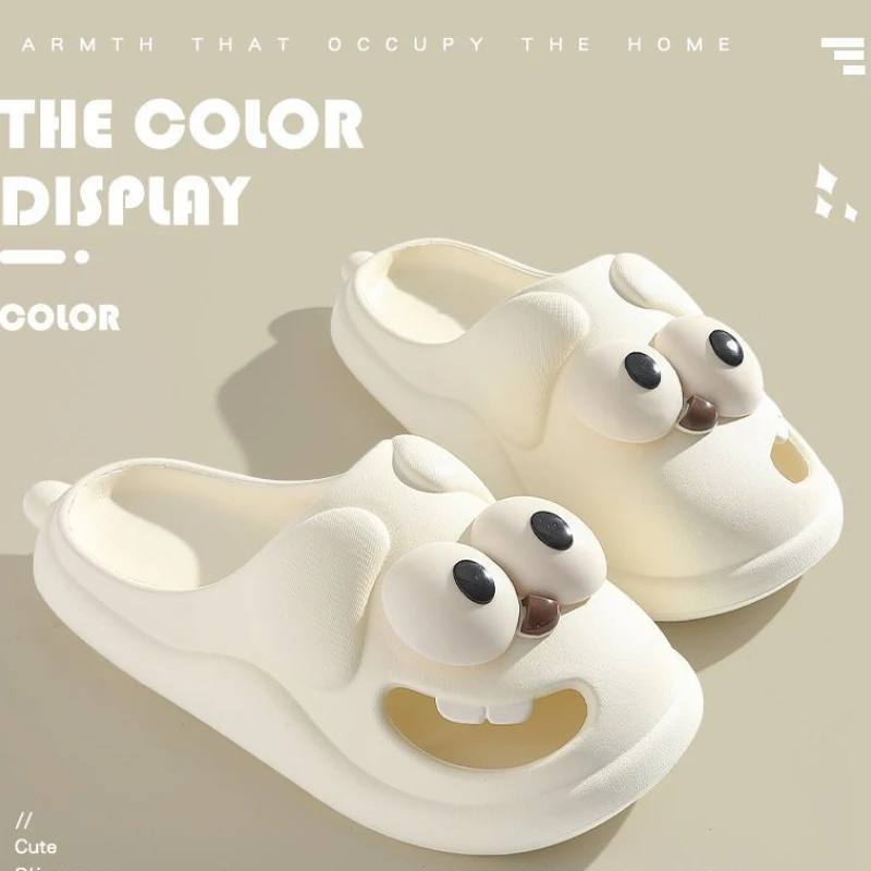 Tongue Kiss Slippers Big Eye Dog Slippers,Cute Funny Big Eye Dog Fun Cartoon Package Head Eva Slippers For Women Tongue Kiss Slippers Big Eye Dog Slippers,Cute Funny Big Eye Dog Fun Cartoon Package Head Eva Slippers For Women