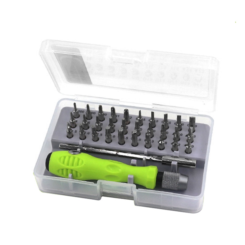 Tool Repair 32 In 1 Screwdriver Set Precision Mini Magnetic Screwdriver Bits Kit Phone Mobile IPad Camera Maintenance