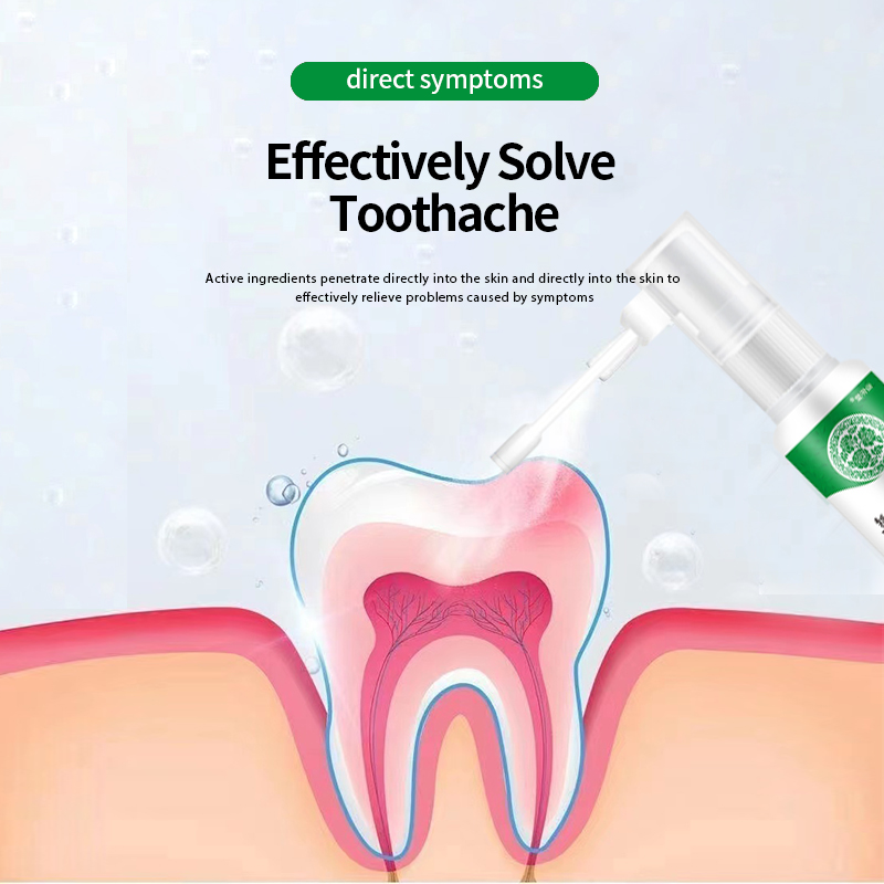 Tooth Pain Relief Treatment Spray Periodontitis Cleaner Toothache Cure Teeth Decay Remover Angelica Dahurica Medicine