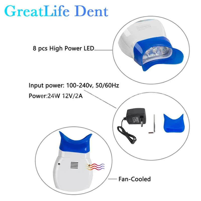 Tooth Whitening Machine For Professional Teeth Dental Led Teeth Whitening Lamp With 1 Color Teeth Bleach Instrument Tooth Whitening Machine For Professional Teeth Dental Led Teeth Whitening Lamp With 1 Color Teeth Bleach Instrument