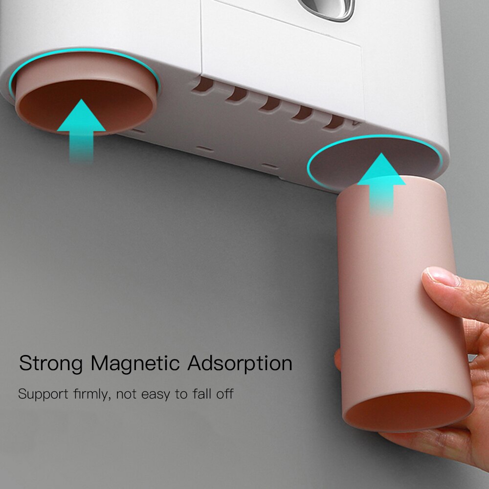 Toothpaste Dispenser and Toothbrush Holder Toothpaste Dispenser and Toothbrush Holder
