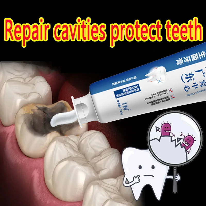 Toothpaste For Plaque Removal Quick Repair Of Cavities Deep Cleaning Removal Of Tartar Whitening Of Teeth Fresh Breath