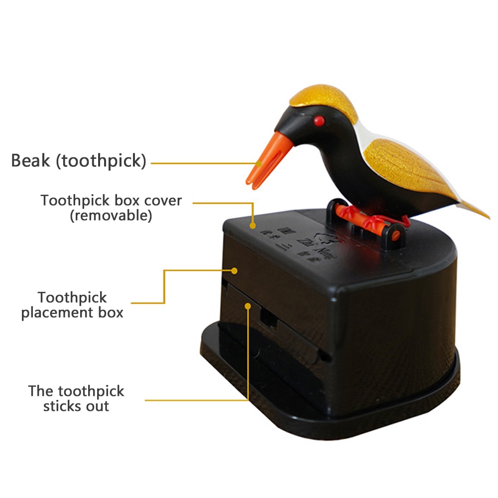 Toothpick Bird Automatic Dispenser Toothpick Bird Automatic Dispenser