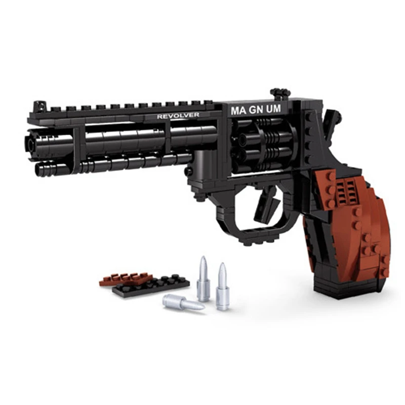 Top Gun Building Blocks Weapon Revolver Pistol Power Gun 300Pcs Enlighten Building Blocks Figures SWAT Building Block Top Gun Building Blocks Weapon Revolver Pistol Power Gun 300Pcs Enlighten Building Blocks Figures SWAT Building Block