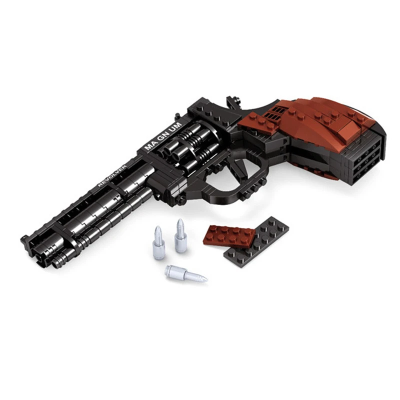 Top Gun Building Blocks Weapon Revolver Pistol Power Gun 300Pcs Enlighten Building Blocks Figures SWAT Building Block Top Gun Building Blocks Weapon Revolver Pistol Power Gun 300Pcs Enlighten Building Blocks Figures SWAT Building Block