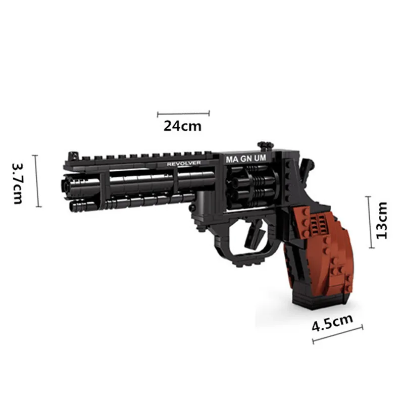 Top Gun Building Blocks Weapon Revolver Pistol Power Gun 300Pcs Enlighten Building Blocks Figures SWAT Building Block Top Gun Building Blocks Weapon Revolver Pistol Power Gun 300Pcs Enlighten Building Blocks Figures SWAT Building Block