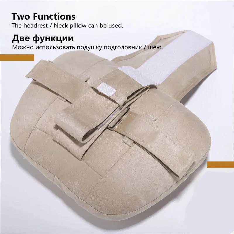 Top Quality 2pcs Car Headrest Neck Support Seat / Maybach Design S Class Soft Universal Adjustable Car Neck Pillow Top Quality 2pcs Car Headrest Neck Support Seat / Maybach Design S Class Soft Universal Adjustable Car Neck Pillow