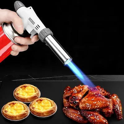 Torch Cooking AutoIgnition Butane Gas Welding-Burner Welding Gas Burner Flame Gas Torch Flame Gun Blow for BBQ Camping Torch Cooking AutoIgnition Butane Gas Welding-Burner Welding Gas Burner Flame Gas Torch Flame Gun Blow for BBQ Camping