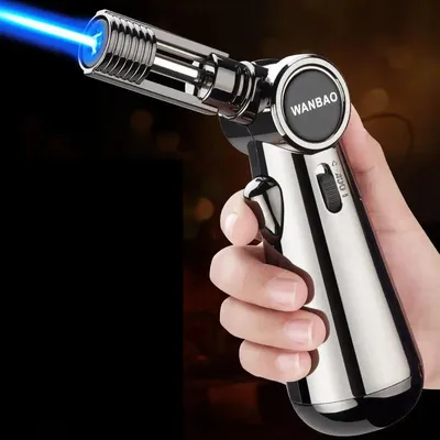 Torch Gas Windproof BBQ Kitchen Cooking Jet Turbo Cigar Lighter High Capacity Spray Gun Jewelry Metal Welding Gifts For Torch Gas Windproof BBQ Kitchen Cooking Jet Turbo Cigar Lighter High Capacity Spray Gun Jewelry Metal Welding Gifts For