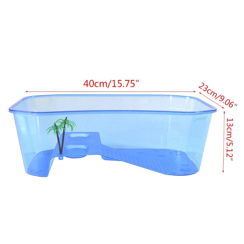 Tortoise Plastic Vivarium Box with Ramp
