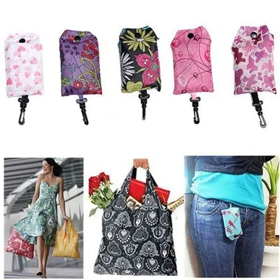 Tote Bag Foldable Carabiner Pouch Tote Bag Foldable Carabiner Pouch