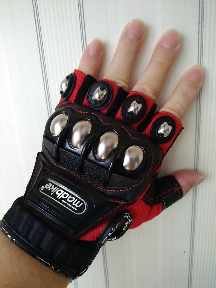 Touch Screen Tactical Gloves Steel Safety Outdoor Cycling Equipment Brass Knuckle Motorcycle Powersports Racing Bicycle