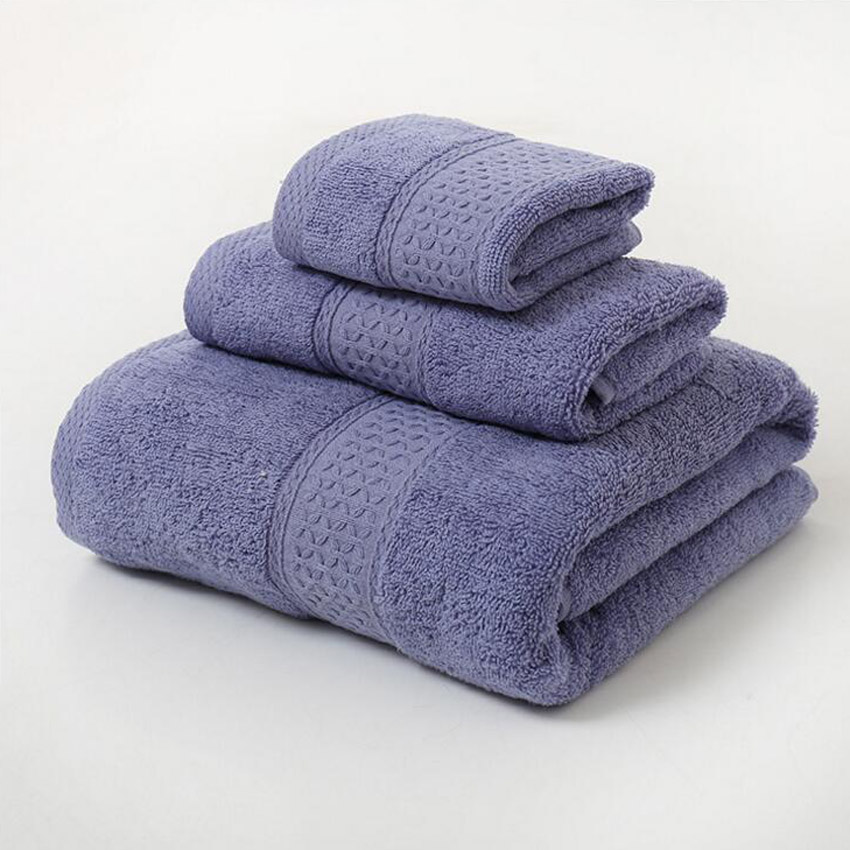 Towel Set Bath Hand Face (3Pcs)