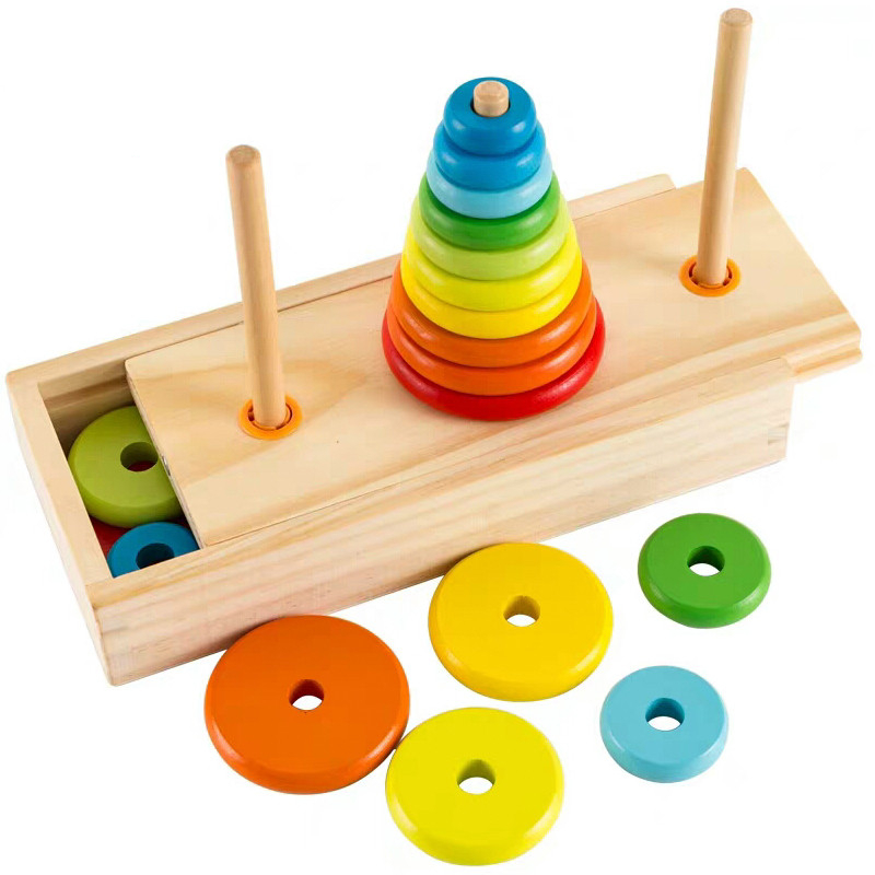 Tower of Hanoi Game Educational Toy Tower of Hanoi Game Educational Toy