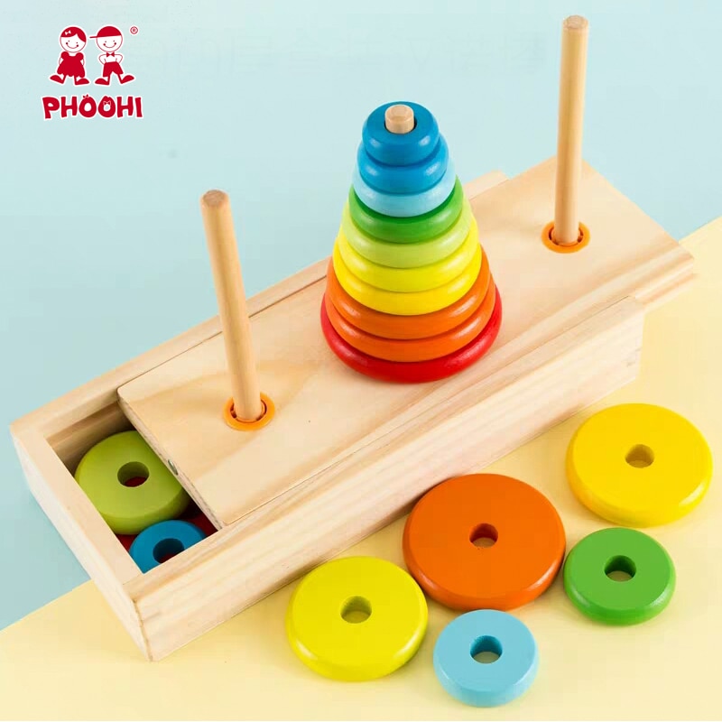 Tower of Hanoi Game Educational Toy Tower of Hanoi Game Educational Toy