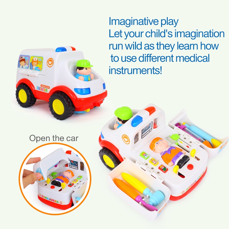 Toy Ambulance Pretend Doctor Set